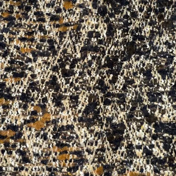 Zara Black and Brown Textured Coat - Picture 9 of 9